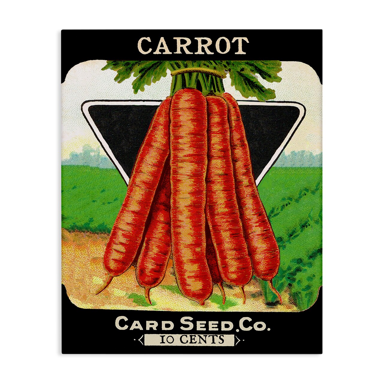 Stupell Industries Vintage Gardening Carrots Canvas Design by Lil' Rue